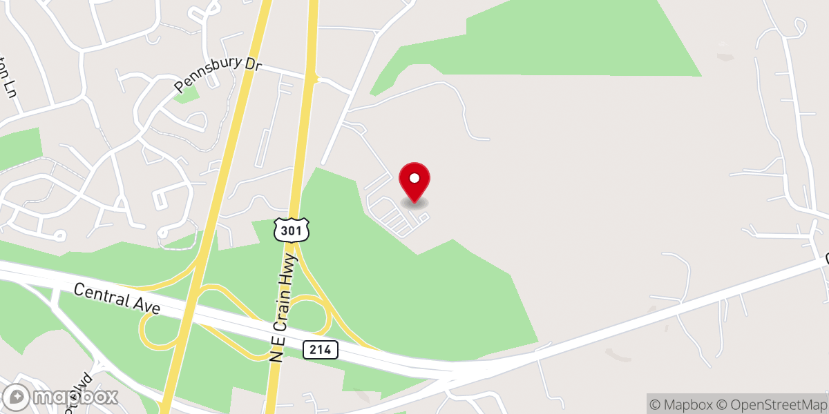Map showing location of Greater Mt Nebo African Methodist Episcopal Church