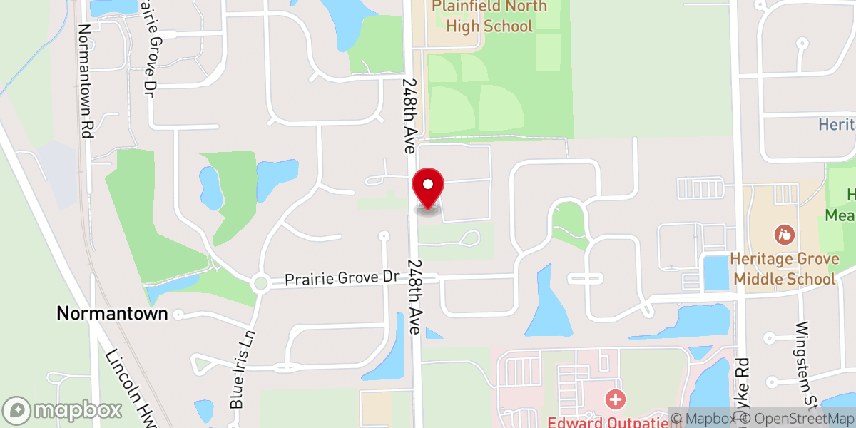 Map showing location of Followers-Christ Lutheran Church