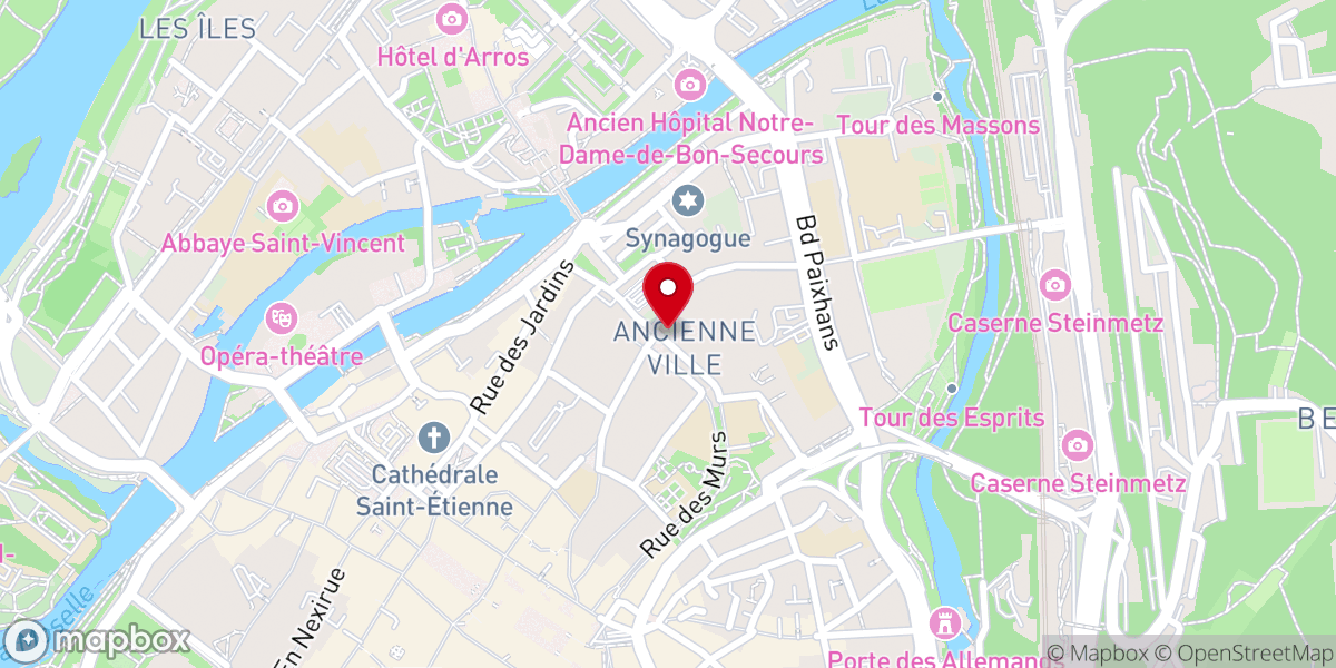 Map showing location of Église Sainte-Ségolène