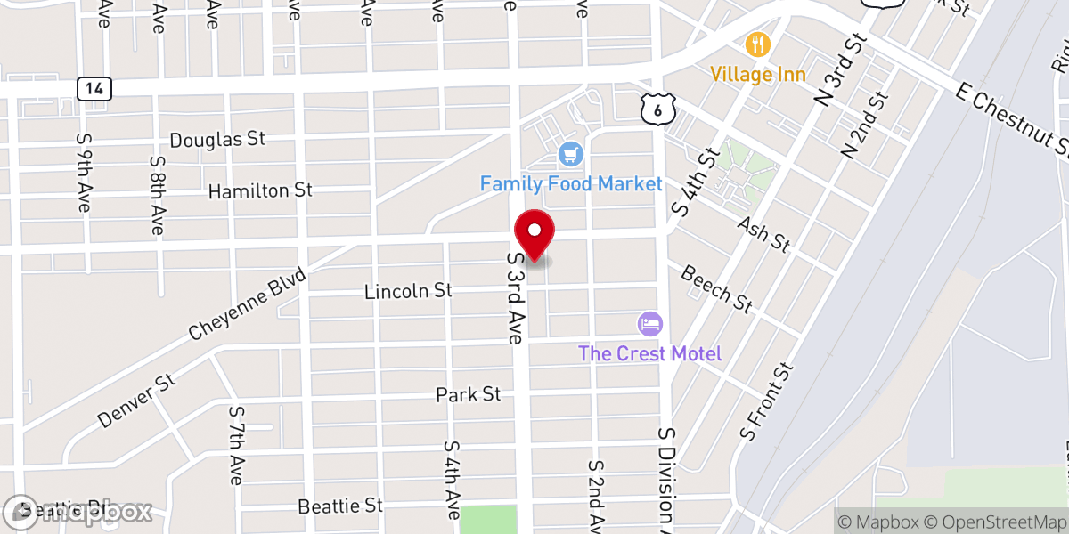Map showing location of Redeemer Community Church of Sterling