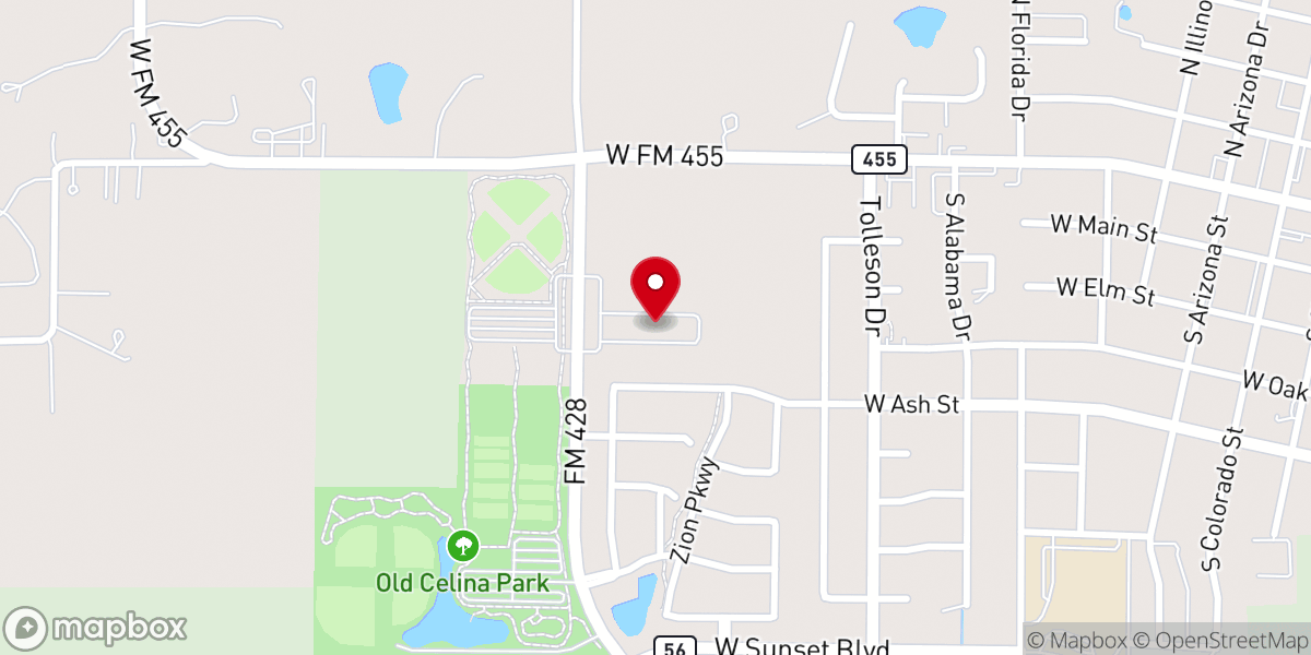 Map showing location of First United Methodist Church