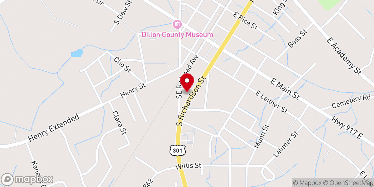 Map showing location of Christ Community Church-Latta