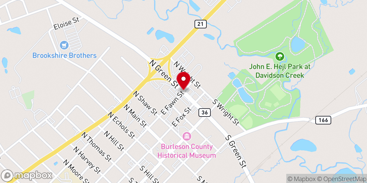 Map showing location of Macedonia Baptist Church, Pastor J. L. Roberson