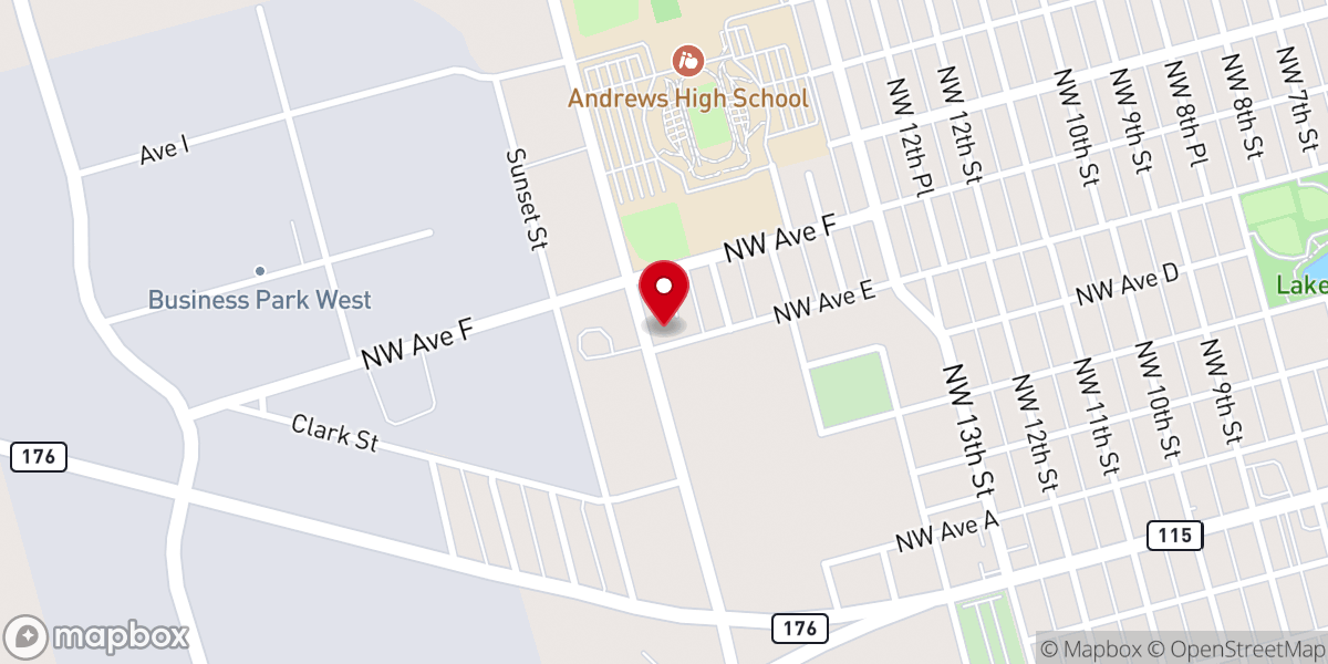 Map showing location of Wesley Methodist Church