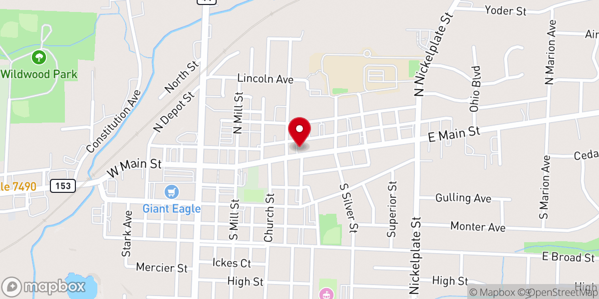 Map showing location of Kid Watch