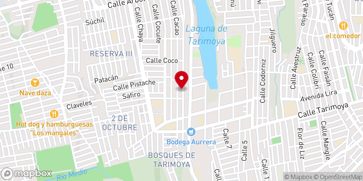 Map showing location of Iglesia Bautista Por Su Gracia