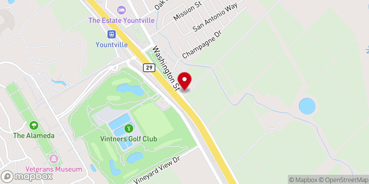 Map showing location of St. Joan of Arc Catholic Church