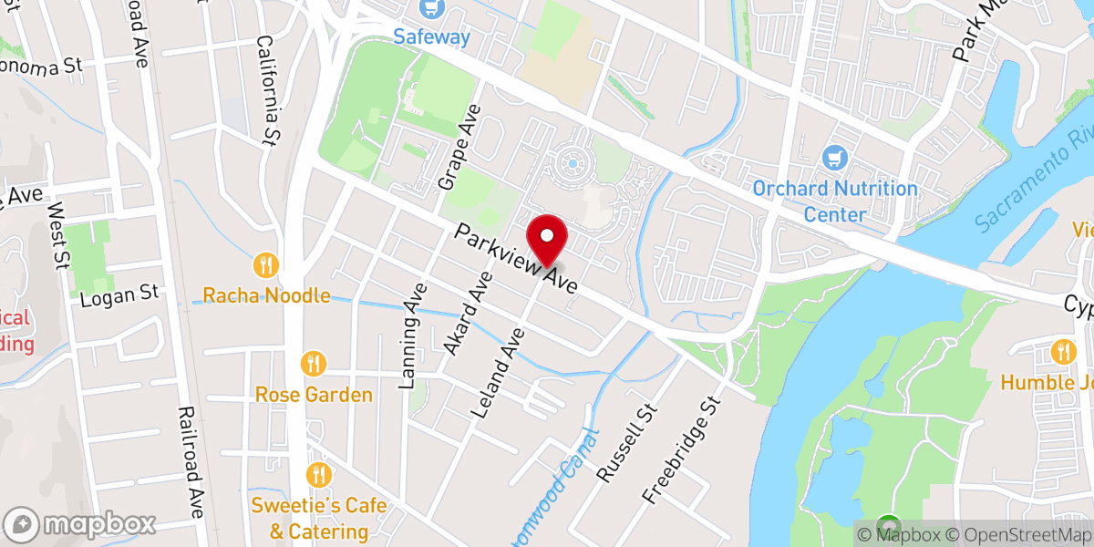 Map showing location of Founded Benevolence