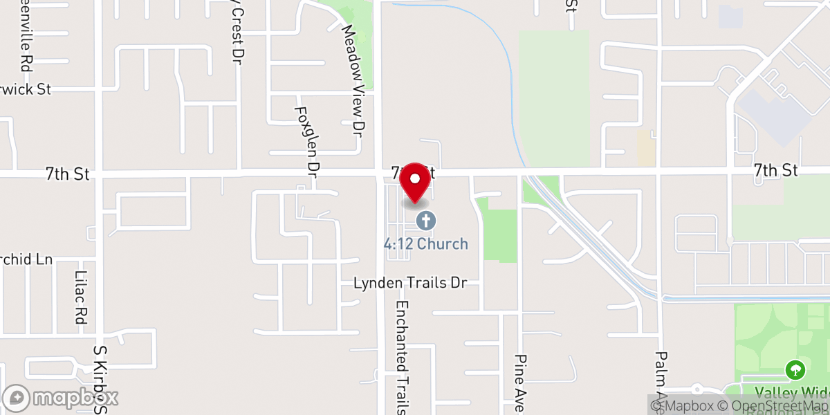 Map showing location of 412 Church