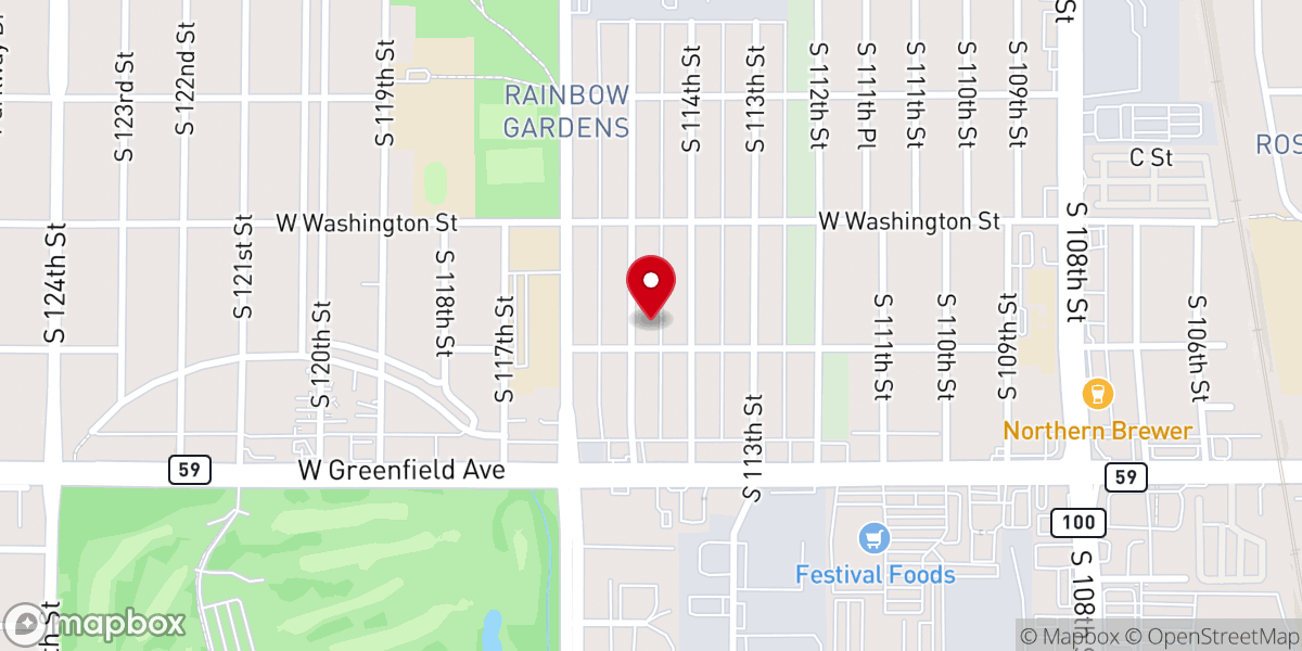 Map showing location of Greenfield Park Lutheran Church
