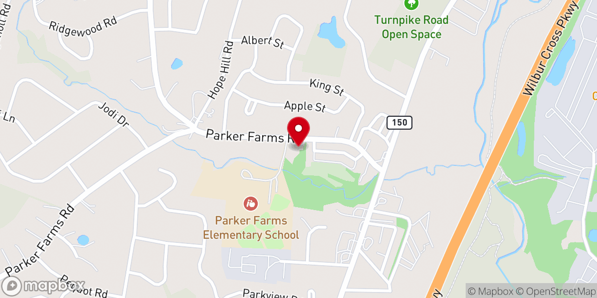Map showing location of The Rock Church