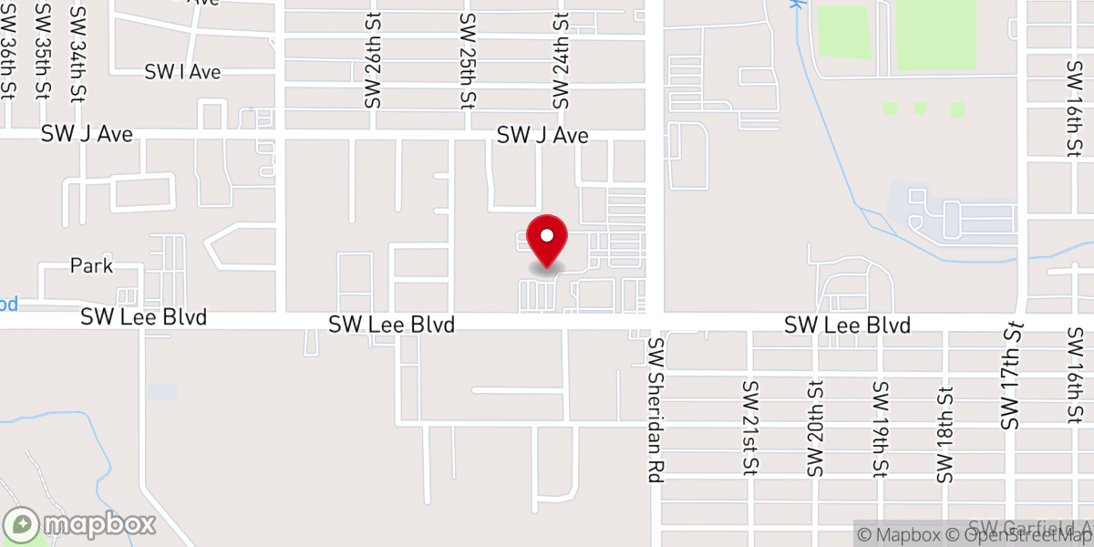 Map showing location of The Christian Center
