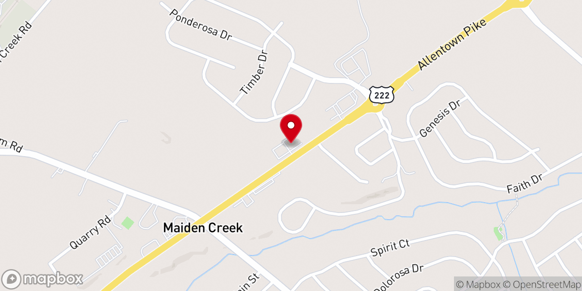 Map showing location of St. Matthew Greek Orthodox Church
