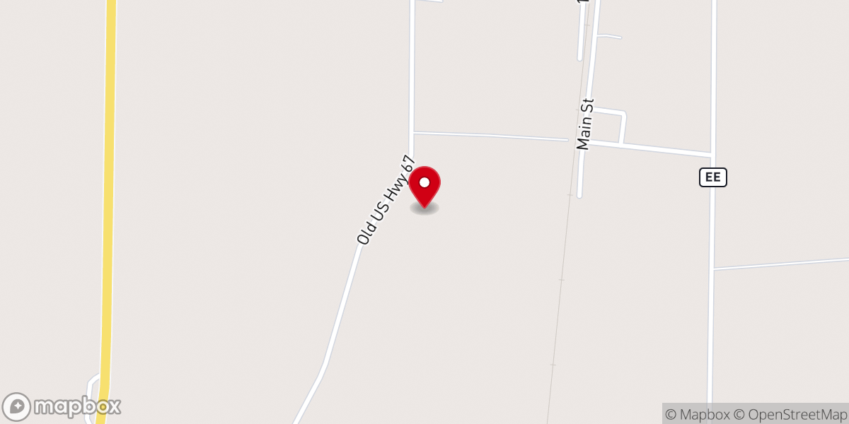 Map showing location of Friendship Church