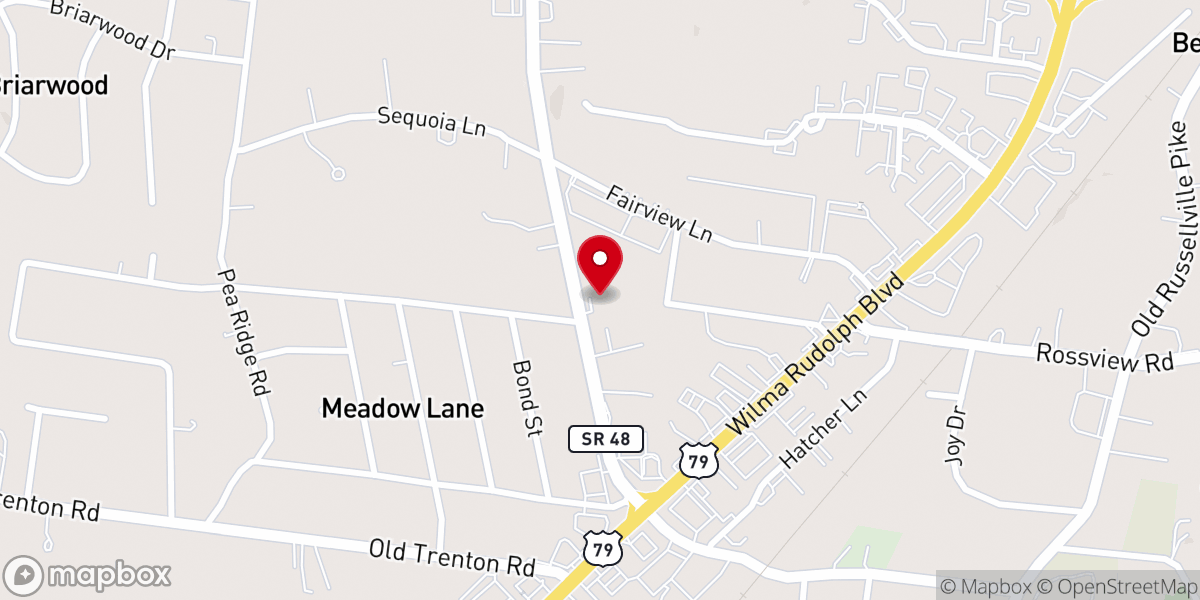Map showing location of Great Commission Christian Church