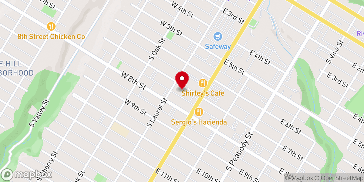 Map showing location of Social Norm’s (creative & inclusive social club for YOUth!)