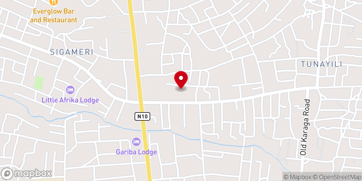 Map showing location of Kanvili Baptist Church