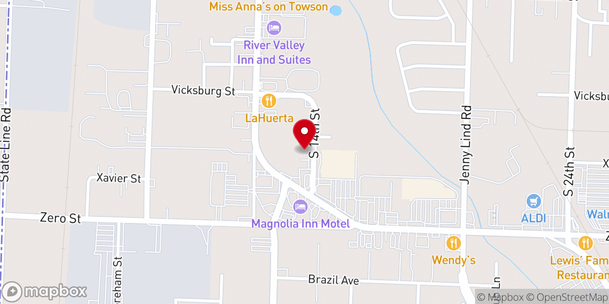 Map showing location of Liberty Fellowship 2.0