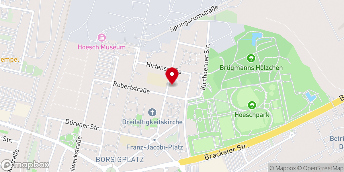 Map showing location of Gemeinde zu Ehren der Heiligen Dreiheit zu Dortmund
