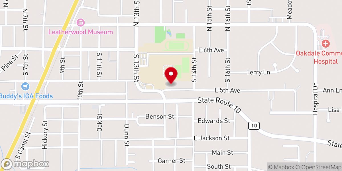 Map showing location of Allen Council On Aging