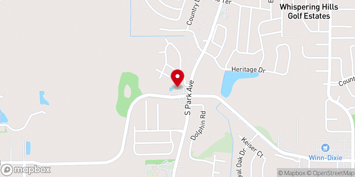 Map showing location of Titusville YMCA Family Center