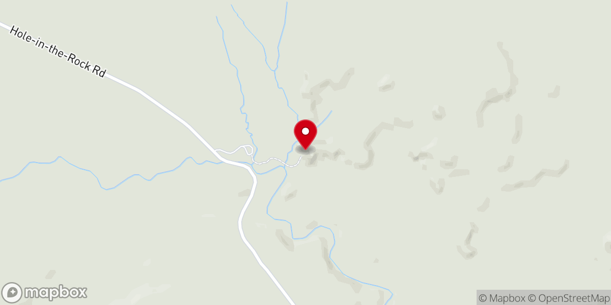 Map showing location of Dance Hall Rock