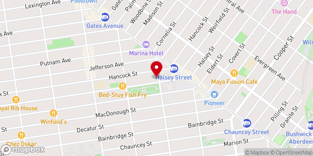 Map showing location of Morning Star Highway Church of Christ