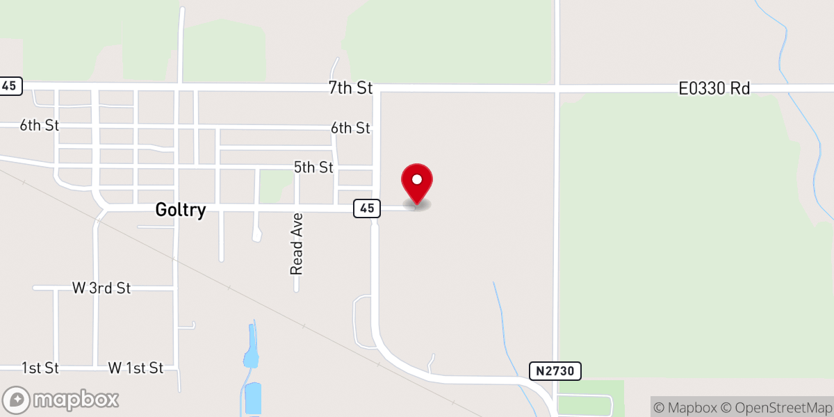 Map showing location of St. Michael's Church