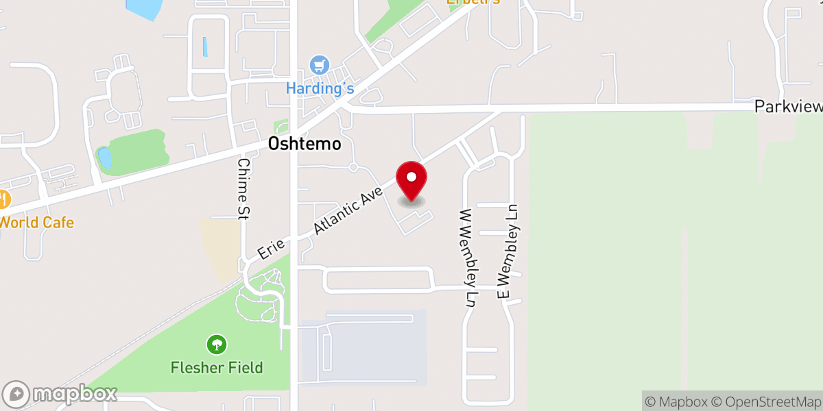 Map showing location of Voyage Church