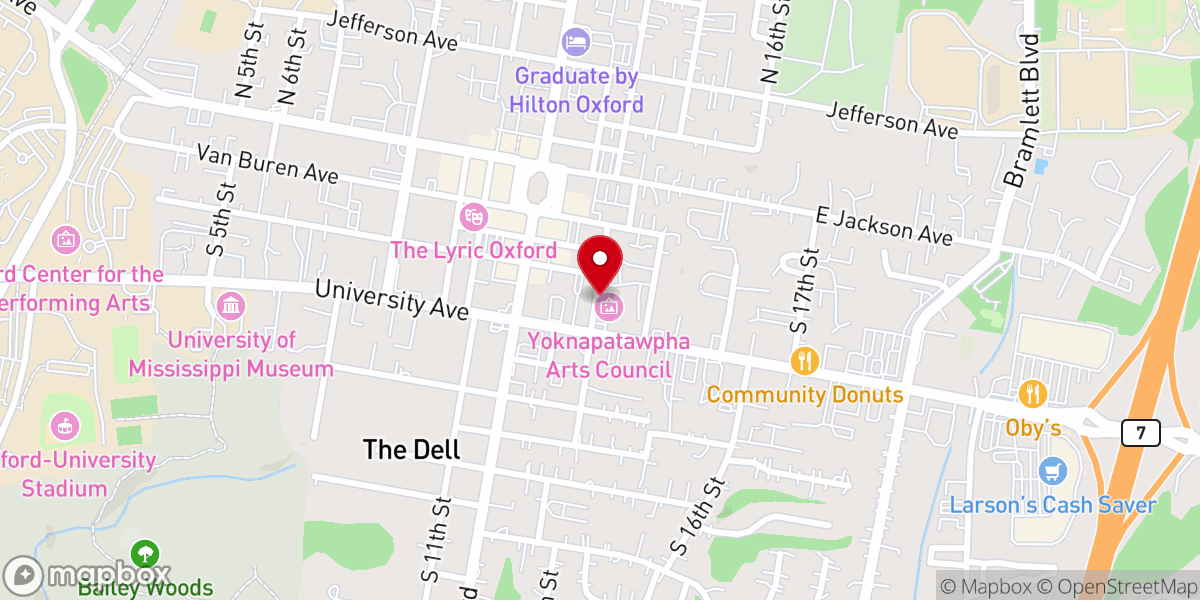 Map showing location of University of Life Church