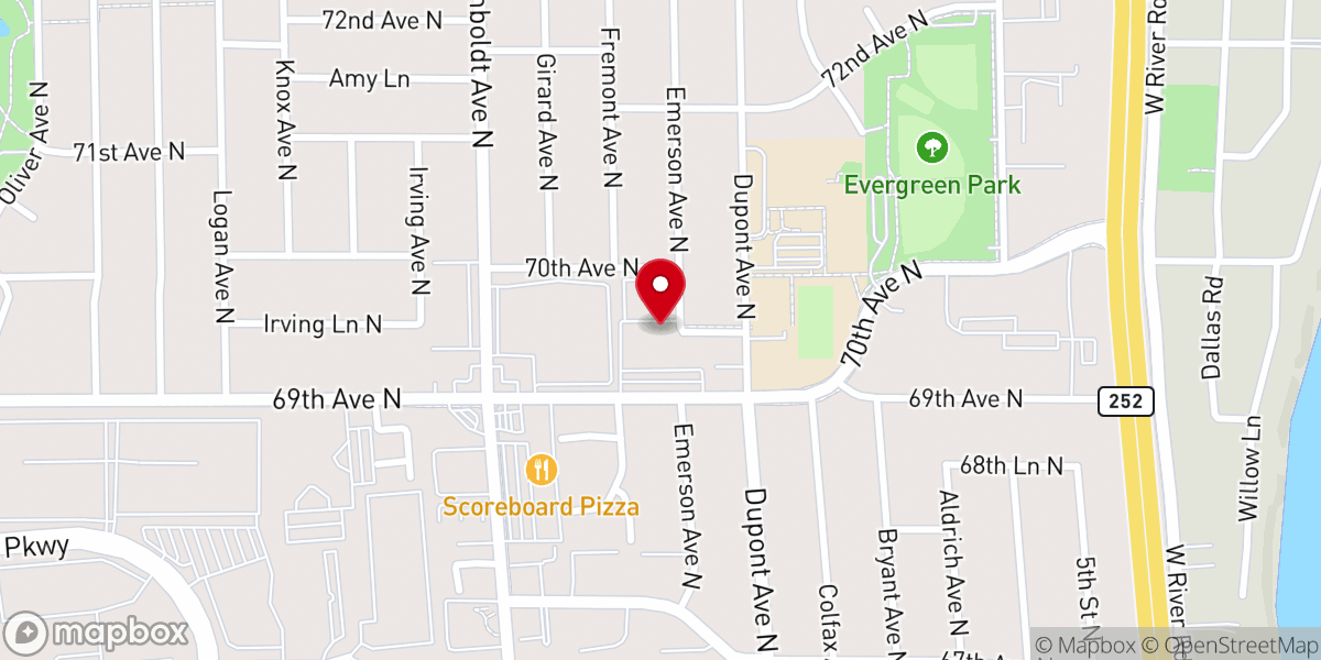 Map showing location of Living Christ's Mission