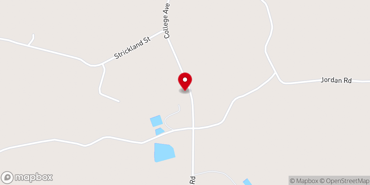 Map showing location of Iglesia Bautista Nueva Vida
