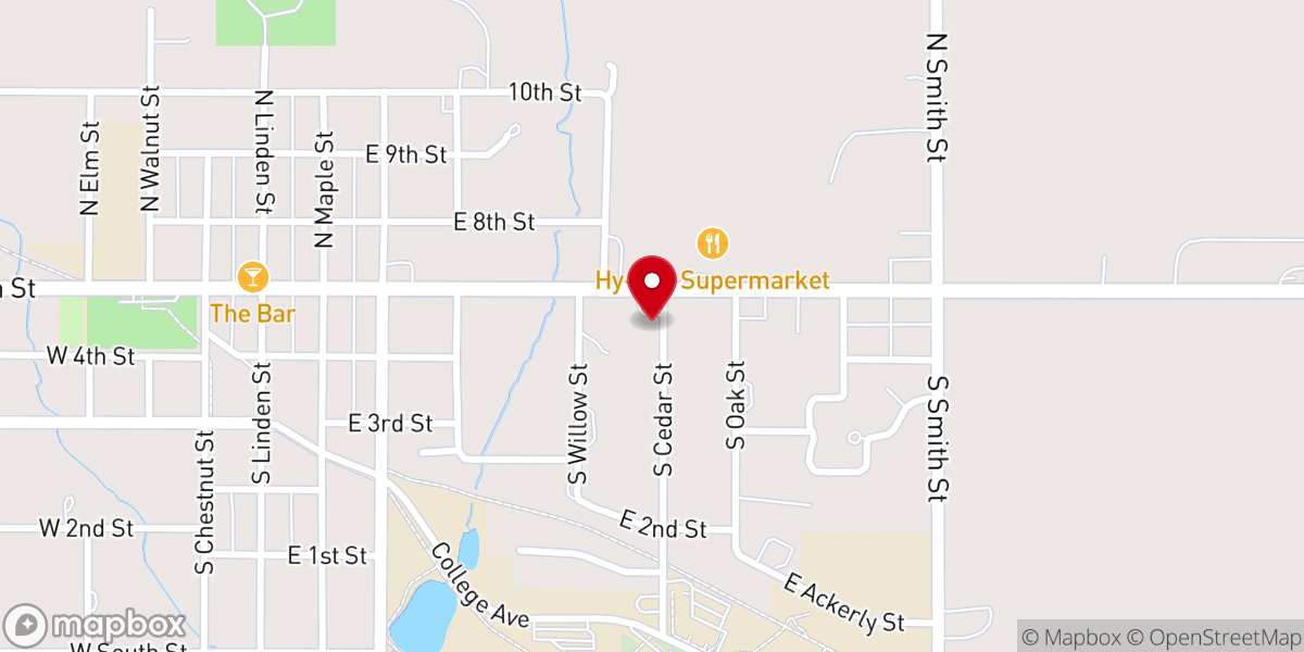 Map showing location of First Family Church Lamoni