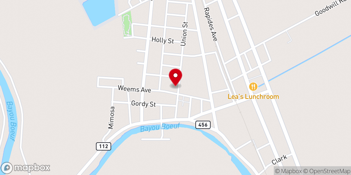 Map showing location of First United Methodist Church