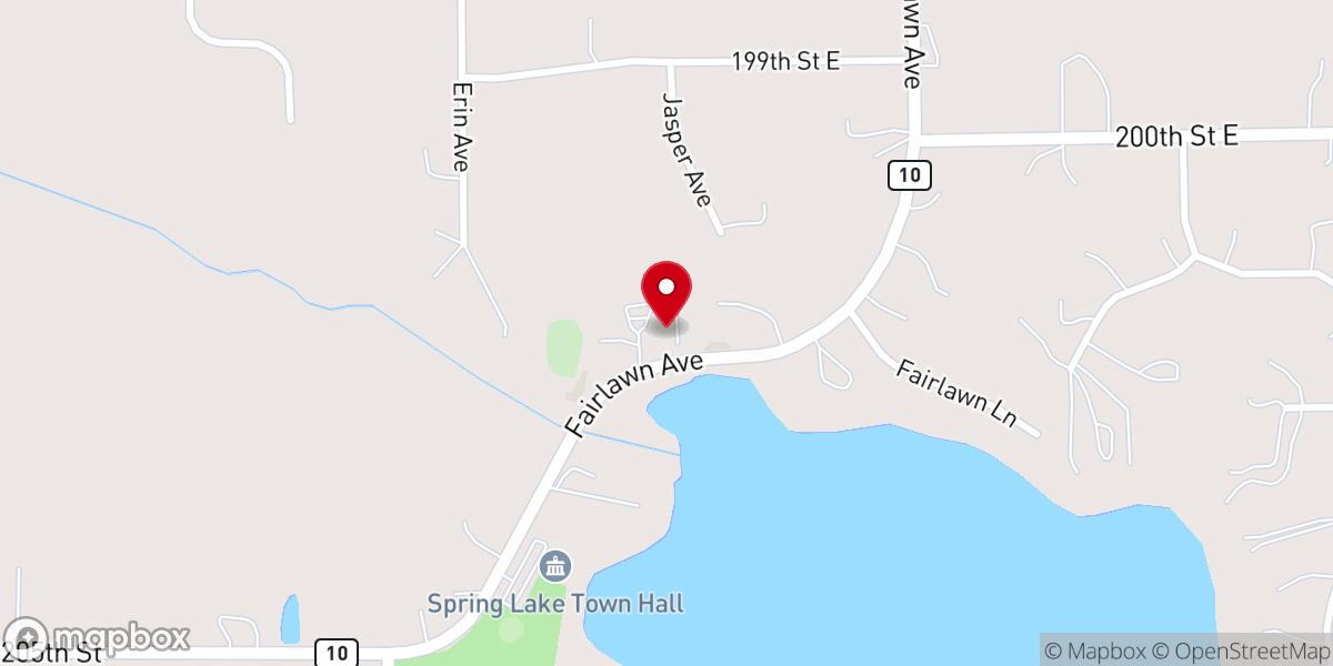 Map showing location of Immanuel Lutheran Church
