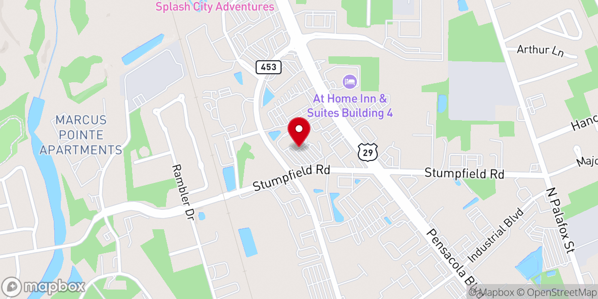 Map showing location of First Pentecostal Church