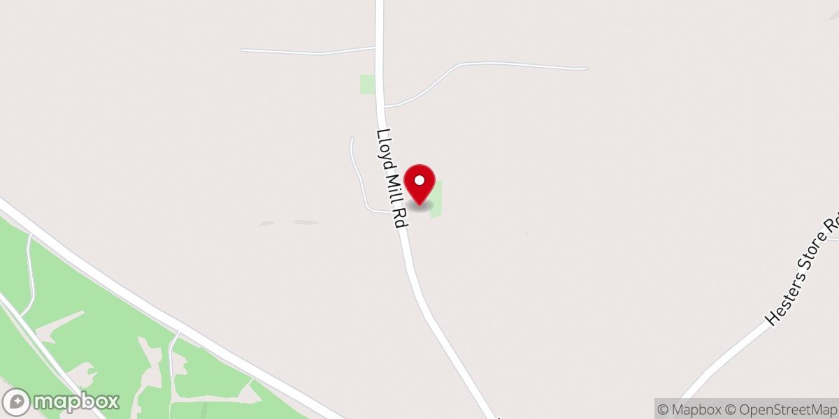 Map showing location of South Church of God
