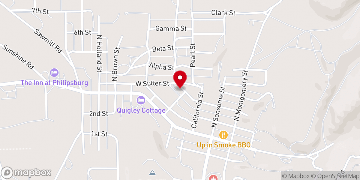 Map showing location of Saint Philip Catholic Church