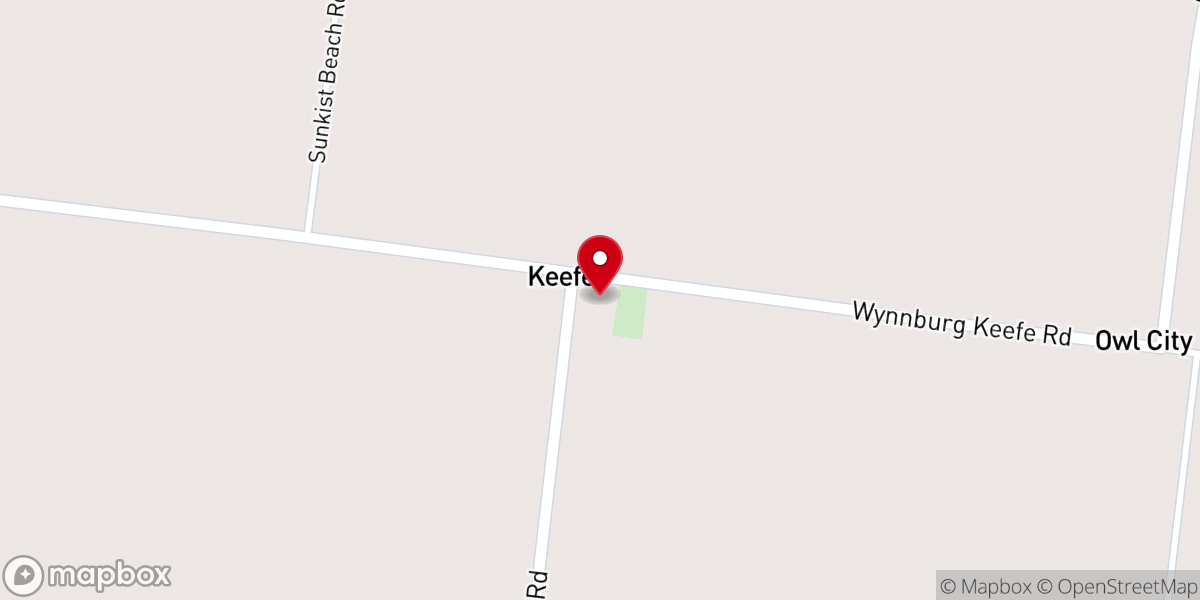 Map showing location of Burrus Chapel Church of Christ
