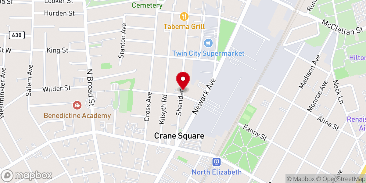 Map showing location of Church of the City