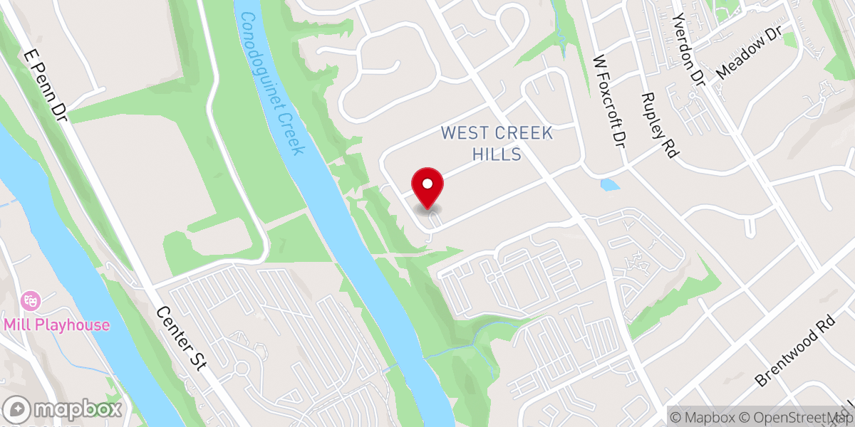 Map showing location of Discover Church