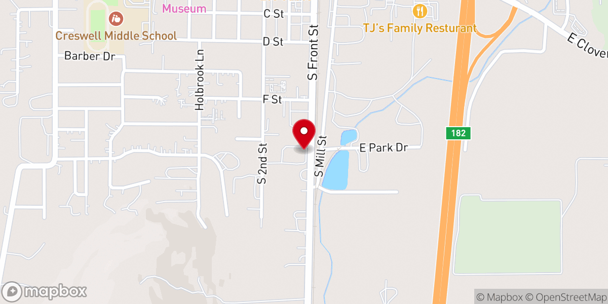 Map showing location of Iglesia Nueva Esperanza