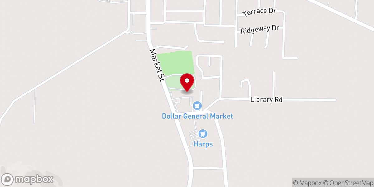 Map showing location of Mercy Tree Cowboy Fellowship