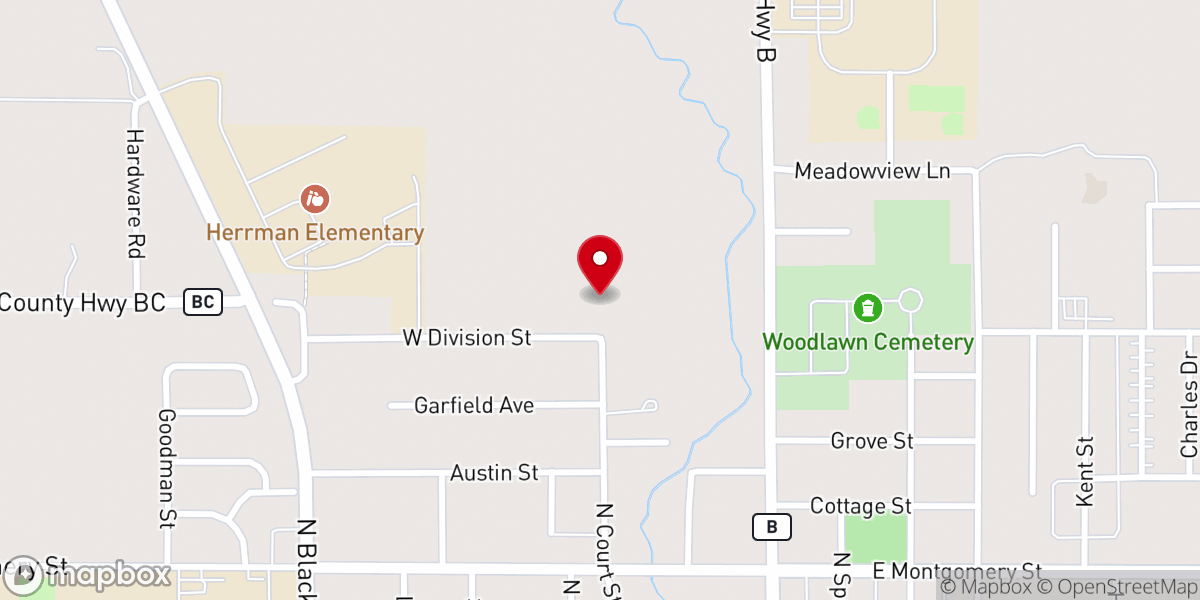 Map showing location of Sparta Community Christian Church Inc