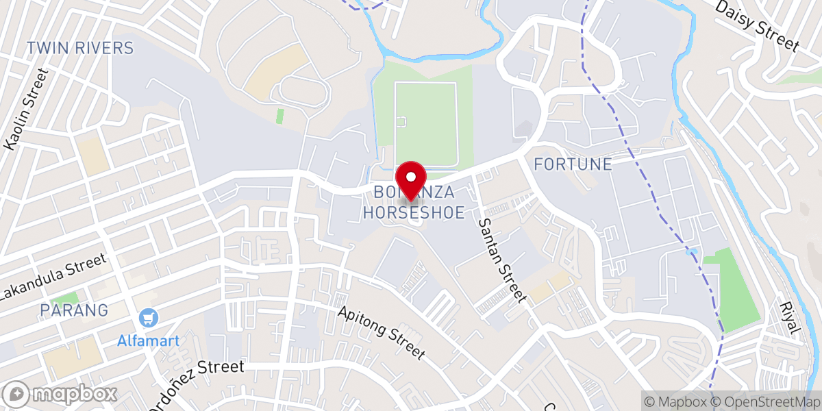 Map showing location of Mustard Seed Christian Baptist Church
