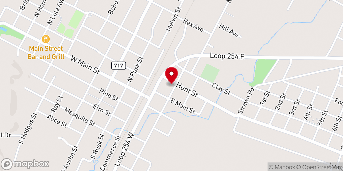 Map showing location of CrossPoint Community Church