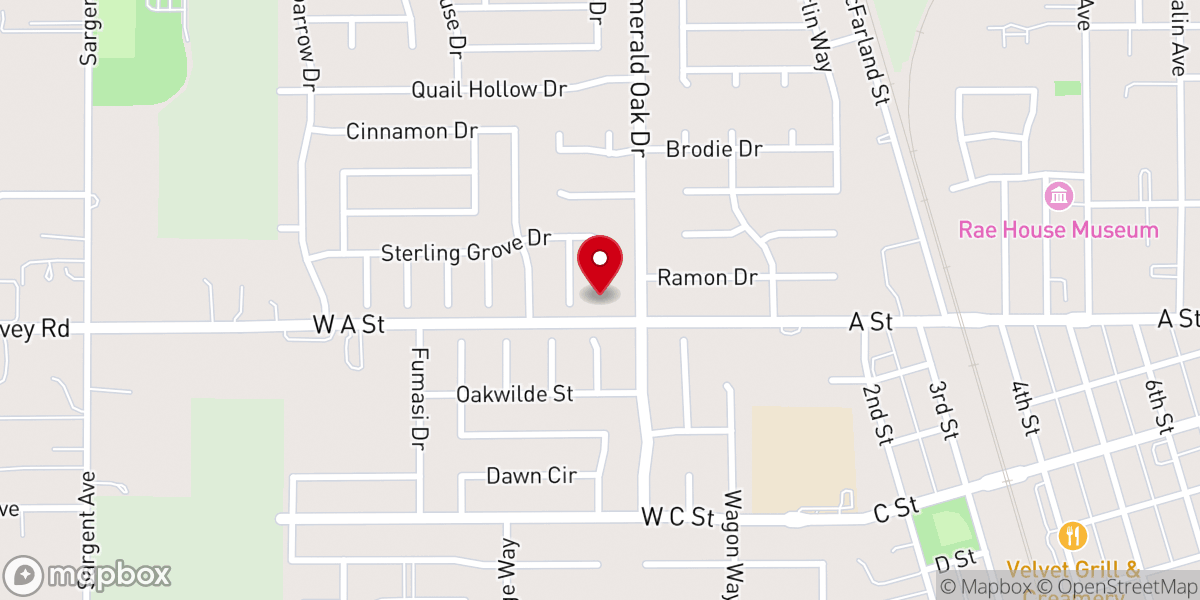 Map showing location of Galt Christian Assembly