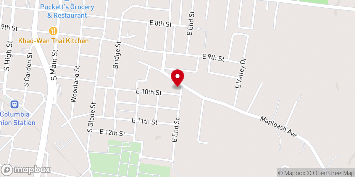 Map showing location of True Vine Fellowhsip Baptist Church