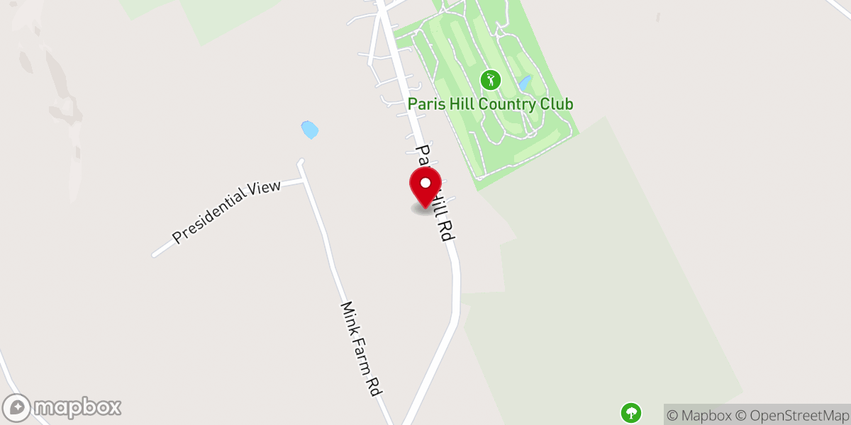 Map showing location of Grace Baptist Church
