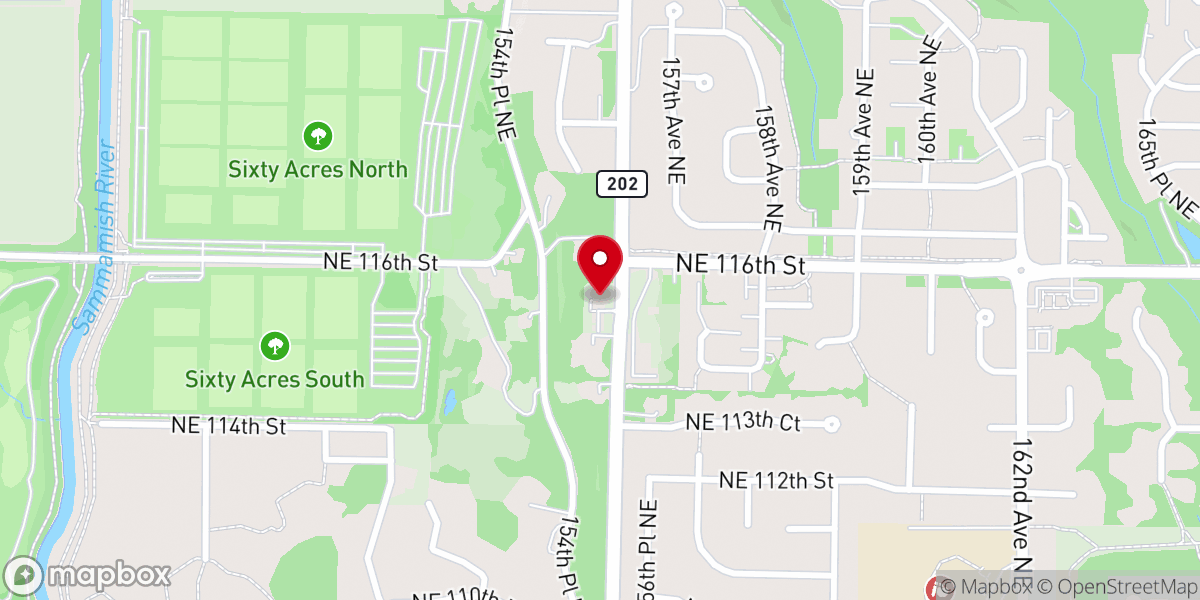 Map showing location of Armenian Apostolic Church of Seattle